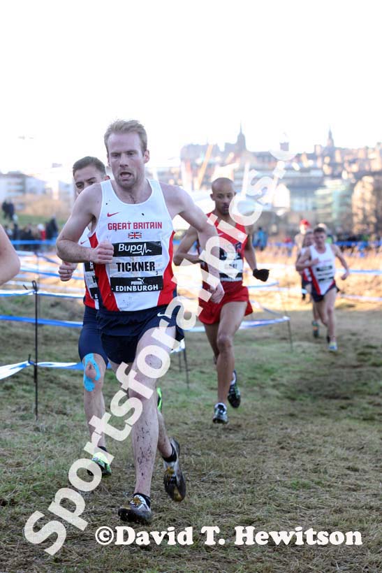 Frank Tickner during the senior mens 8k BUPA Great Edinburgh Cross Country. Photo: David T. Hewitson/Sports for All Pics